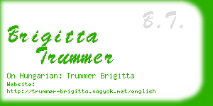 brigitta trummer business card